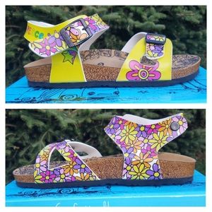 Peace, Love & Flowers Calceo Sandals